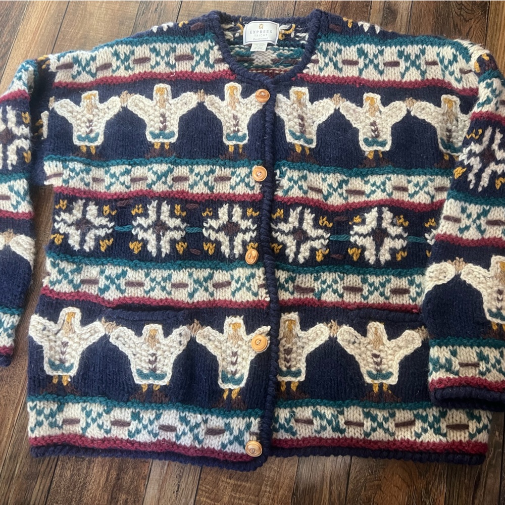 Vintage Wool over size sweater
New no tags
